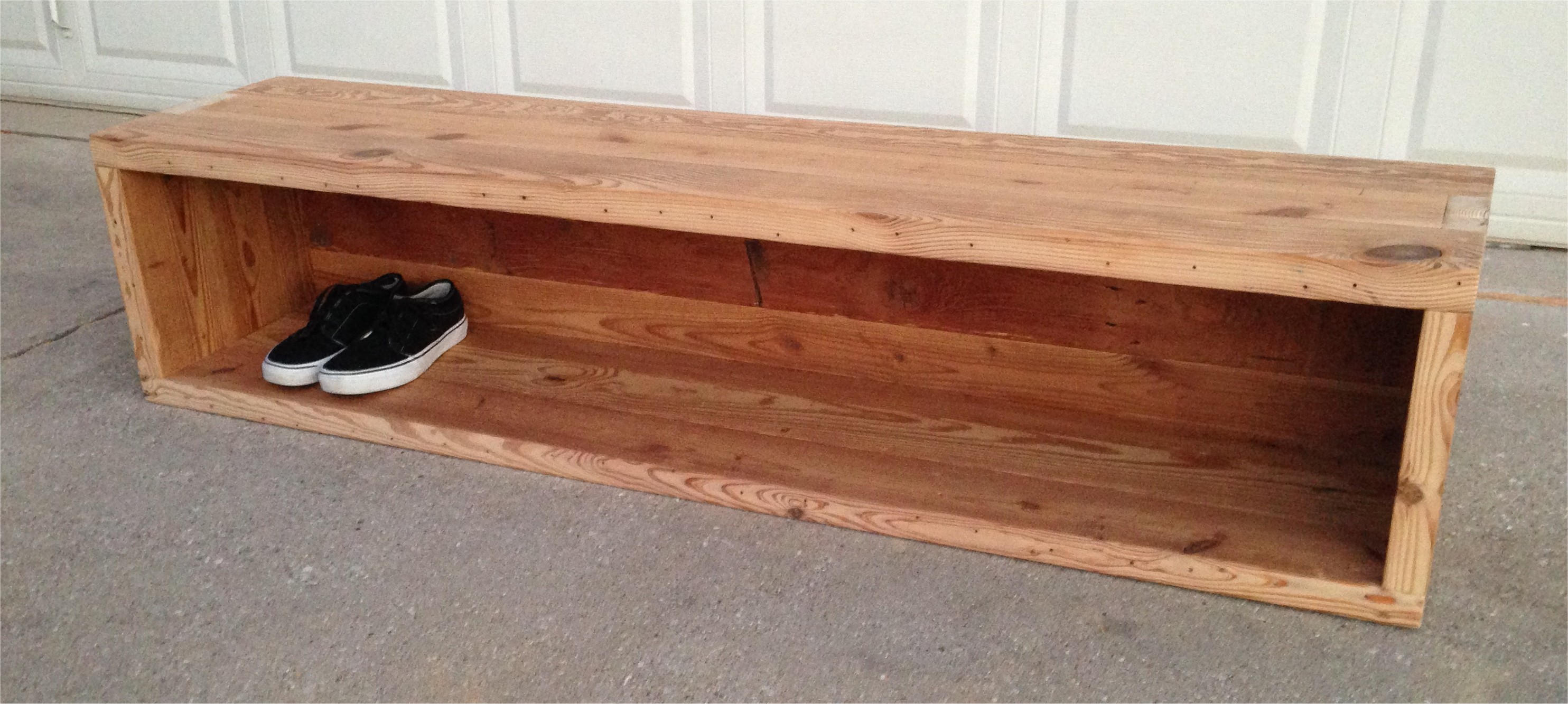 Reclaimed Storage Bench | the grain.